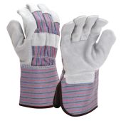 Pyramex GL1002W Split Cowhide Leather Palm Work Gloves - Pair