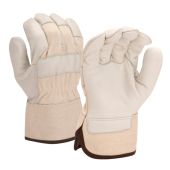 Pyramex GL1003W Premium Cowhide Leather Palm Work Gloves - Pair