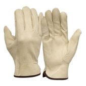 Pyramex GL4001K Select Grain Pigskin Leather Driver Gloves - Pair