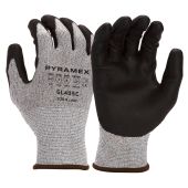 Pyramex GL405C Polyurethane ANSI A3 Cut Resistant Work Gloves - Pair 