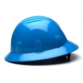 Pyramex HP24162 SL Series Hard Hat - Full Brim - 4Pt Ratchet Suspension - Light Blue