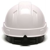 Pyramex HP44110 Ridgeline Hard Hat - Cap Style - 4 Pt Ratchet Suspension - White