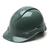 Pyramex HP44113 Ridgeline Hard Hat - Cap Style - 4 Pt Ratchet Suspension - Slate Gray