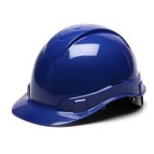 Pyramex HP44160 Ridgeline Hard Hat - Cap Style - 4 Pt Ratchet Suspension - Blue