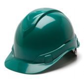Pyramex HP46135 Ridgeline Hard Hat - Cap Style - 6 Pt Ratchet Suspension - Green