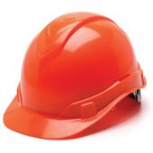 Pyramex HP46141 Ridgeline Hard Hat - Cap Style - 6 Pt Ratchet Suspension - Hi Vis Orange