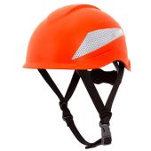 Pyramex HP76140 Ridgeline XR7 Type I Safety Helmet - 6 Pt. Ratchet - Integrated Chin Strap - Orange