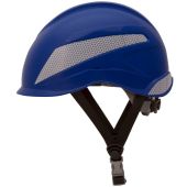 Pyramex HP76160 Ridgeline XR7 Type I Safety Helmet - 6 Pt. Ratchet - Integrated Chin Strap - Blue