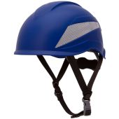 Pyramex HP76160 Ridgeline XR7 Type I Safety Helmet - 6 Pt. Ratchet - Integrated Chin Strap - Blue