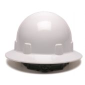 Pyramex HPS24110 SL Series Sleek Shell Hard Hats - Full Brim - 4 Pt Ratchet Suspension - White