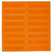 Pyramex HVRSOR Hard Hat Reflective Stripe - 1 Sheet - Orange