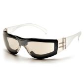 Pyramex Intruder S4180STFP Safety Glasses - Indoor / Outdoor Frame w/ Full Foam Padding - Indoor / Outdoor Mirror-Hardcoated Anti-Fog Lens