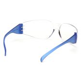 Pyramex Intruder SN4110S Safety Glasses, Blue Temples, Clear-Hardcoated Lens