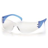 Pyramex Intruder SN4110S Safety Glasses, Blue Temples, Clear-Hardcoated Lens