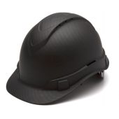 Pyramex Ridgeline HP44117V Vented Graphite Pattern Hard Hat - Cap Style - 4 Pt Ratchet Suspension
