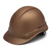 Pyramex Ridgeline HP44118 Copper Graphite Pattern Hard Hat - Cap Style - 4 Pt Ratchet Suspension