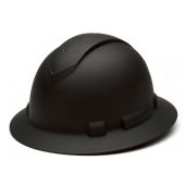 Pyramex Ridgeline HP54117 Black Graphite Pattern Hard Hat - Full Brim - 4Pt Ratchet Suspension