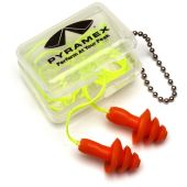 Pyramex RP3001PC Reusable Earplugs in Plastic Case - NRR 24dB - 30 Pack