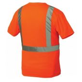 Pyramex RTS2120B Hi Vis Orange Black Bottom Safety T-Shirt - Type R - Class 2
