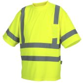 Pyramex RTS3410 Hi Vis Yellow Safety T-Shirt - Type R - Class 3