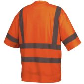 Pyramex RTS3420 Hi Vis Orange Safety T-Shirt - Type R - Class 3