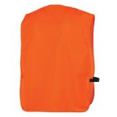 Pyramex RV120NS Hi Vis Orange Safety Vest - Universal Fit - No Reflective Tape - Non-Rated