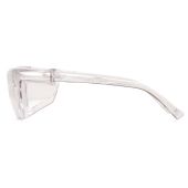 Pyramex S10910STM Legacy Safety Glasses with Side Shields - Clear Frame - Clear H2X Anti-Fog Lens 