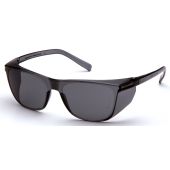Pyramex S10920STM Legacy Safety Glasses with Side Shields - Gray Frame - Gray H2X Anti-Fog Lens 