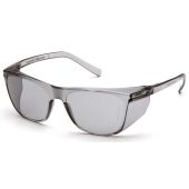 Pyramex S10925S Legacy Safety Glasses with Side Shields - Light Gray Frame - Light Gray Lens 
