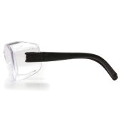 Pyramex S3510SJ OTS Safety Glasses - Black Temples - Clear Lens