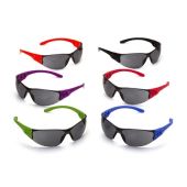 Pyramex S9520SMP Trulock Safety Glasses - Multi-Colored Temples - Gray Lens - Multi Pack 12 Pairs