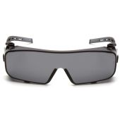 Pyramex S9920STM Cappture Safety Glasses - Gray Frame - Gray H2MAX Anti-Fog Lens