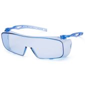 Pyramex S9960ST Cappture Safety Glasses - Blue Frame - Infinity Blue H2X Anti-Fog Lens (CLOSEOUT)