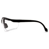 Pyramex SB1810R10 Venture II Readers Safety Glasses - Black Frame - Clear Lens Bifocal, +1.0 Mag