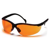 Pyramex SB1840S Venture II Safety Glasses - Black Frame - Orange Lens