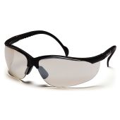 Pyramex SB1880S Venture II Safety Glasses - Black Frame - Indoor/Outdoor Mirror Lens