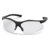 Pyramex SB3710D Fortress Safety Glasses - Black Frame - Clear Lens (CLOSEOUT)