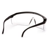 Pyramex SB410SR Integra Safety Glasses - Black-Ratchet Frame - Clear Lens