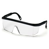Pyramex SB410ST Integra Safety Glasses - Black Frame - Clear Anti-Fog Lens