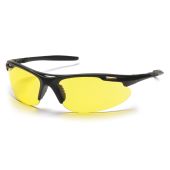 Pyramex SB4530D Avanté Safety Glasses - Black Frame - Amber Lens - (CLOSEOUT)