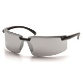 Pyramex SB6170S Surveyor Safety Glasses - Black Frame - Silver Mirror Lens 