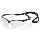 Pyramex SB6310SP PMXTREME Safety Glasses - Black Frame - Clear Lens with Cord
