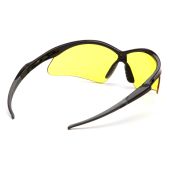 Pyramex SB6330SP PMXTREME Safety Glasses - Black Frame - Amber Lens with Cord