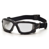 Pyramex SB7010SDNT I-Force Slim Safety Glasses - Black Frame - Clear Anti-Fog Lens