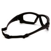 Pyramex SB7010SDT I-Force Safety Glasses - Black Frame - Clear Anti-Fog Lens