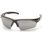 Pyramex SB8170D Ionix Safety Glasses - Black Frame - Silver Mirror Lens - (CLOSEOUT)