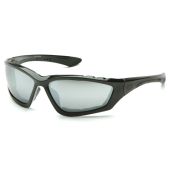 Pyramex SB8770DP Accurist Safety Glasses - Black Frame - Silver Mirror Lens