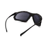Pyramex SB9323STM Proximity Safety Glasses - Black Frame - Dark Gray H2MAX Anti-Fog Lens