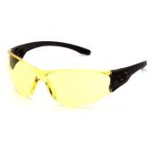 Pyramex SB9530S Trulock Safety Glasses - Black Temples - Amber Lens (CLOSEOUT)