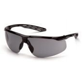 Pyramex SBG10520DTM Flex-Lyte Safety Glasses - Black Frame - Gray Anti-Fog Lens 